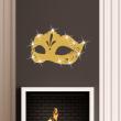 Wall decals Swarovski Elements - Wall decal Venetian mask - ambiance-sticker.com